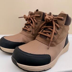 UGG Tan and Black waterproof snow boot